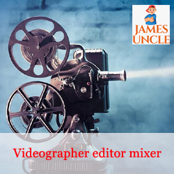 Videographer editor mixer Mr. Joy Chatterjee in Sibpur